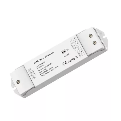  OPTONICA 6372 4CH DALI LED DIMMER DA4 12-24VDC 5A*4CH 240W/480W (12V/24V)