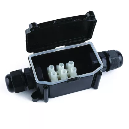   OPTONICA 6643 WATERPROOF BOX TERMINAL BLOCK IP68 - BOX SPLITTER 2 TERMINALS