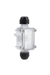 OPTONICA 6647 WATERPROOF BOX TERMINAL BLOCK IP68 - BOX SPLITTER 2 TERMINALS - TRANSPARANT