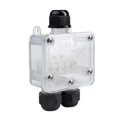 OPTONICA 6648 WATERPROOF BOX TERMINAL BLOCK IP68 - BOX SPLITTER 3 TERMINALS - TRANSPARANT