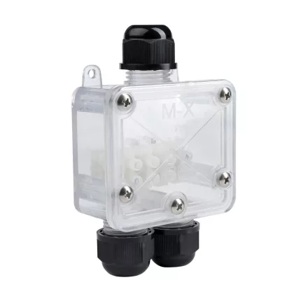   OPTONICA 6648 WATERPROOF BOX TERMINAL BLOCK IP68 - BOX SPLITTER 3 TERMINALS - TRANSPARANT