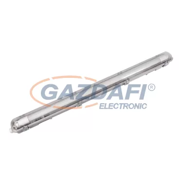 OPTONICA 6731 LED fénycsöves armatúra, üveg bura, egyoldalú bekötés T8 1*60CM 1*9W IP65 6000K