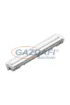 OPTONICA 6734 LED fénycsöves armatúra, üveg bura, egyoldalú bekötés T8 2*60CM 2*9W IP65 4500K