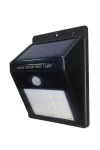 OPTONICA 7405 napelemes fényvető mozgásérzékelős alumínium fekete BODY IP54 0.75W 6000K 5.5V