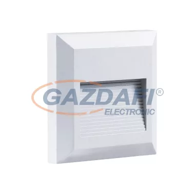 OPTONICA 7512 LED lépcsővilágító szögletes fehér 2W 4200K 120LM AC100-240V IP65