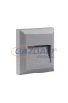 OPTONICA 7513 LED lépcsővilágító szögletes szürke 2W 3000K 120LM AC100-240V IP65