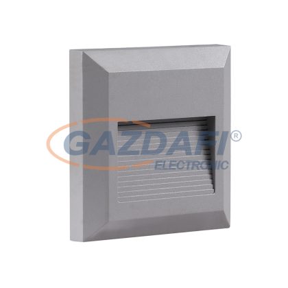   OPTONICA 7513 LED lépcsővilágító szögletes szürke 2W 3000K 120LM AC100-240V IP65