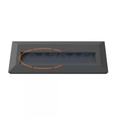 OPTONICA 7515 LED lépcsővilágító szögletes fekete 3W 3000K 100LM AC100-240V IP65