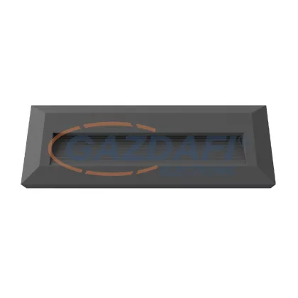   OPTONICA 7515 LED lépcsővilágító szögletes fekete 3W 3000K 100LM AC100-240V IP65