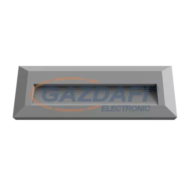 OPTONICA 7520 LED lépcsővilágító szögletes szürke 3W 4200K 100LM AC100-240V IP65