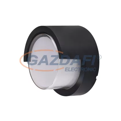   OPTONICA 7529 LED fali lámpa kerek fekete 12W 4200K 750LM AC100-240V IP65