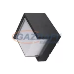   OPTONICA 7531 LED fali lámpa szögletes fekete 12W 4200K 750LM AC100-240V IP65