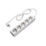   OPTONICA 7606 5-ös elosztó gyermekvédelemmel 3G1.5mm-3M, 16A, 230V, Max3500W, IP20 - fehér