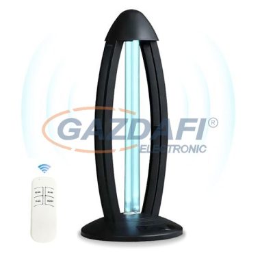 OPTONICA 762 UV baktériumölő, sterilizáló lámpa fekete kivitel