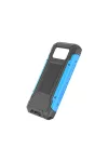 OPTONICA 7691 POWER BANK 10000mAh 3.7V SOLAR:1.2W BLACK+BLUE LED:2W
