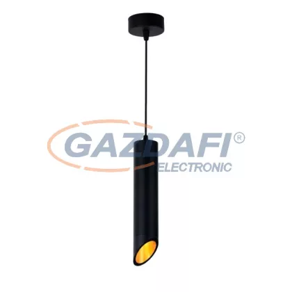   OPTONICA 9050 függeszték GU10 MR16 alumínium - kívül fekete/belül arany - 6X30CM