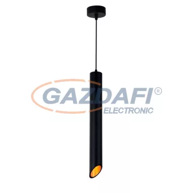 OPTONICA 9052 függeszték GU10 MR16 alumínium - kívül fekete/belül arany 6X50CM