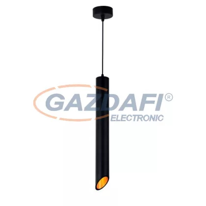   OPTONICA 9052 függeszték GU10 MR16 alumínium - kívül fekete/belül arany 6X50CM