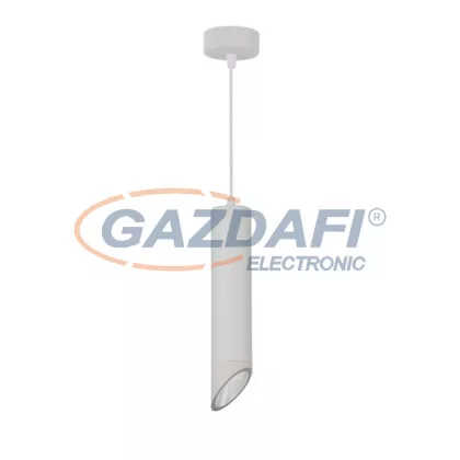   OPTONICA 9055 függeszték GU10 MR16 alumínium - kívül fehér/belül fehér - 6X30CM