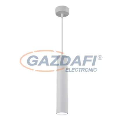   OPTONICA 9059 függeszték GU10 MR16 alumínium - kívül fehér/belül fehér - 6X50CM