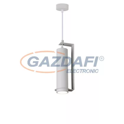   OPTONICA 9061 függeszték GU10 MR16 alumínium  - kívül fehér/belül fehér -  6X20CM