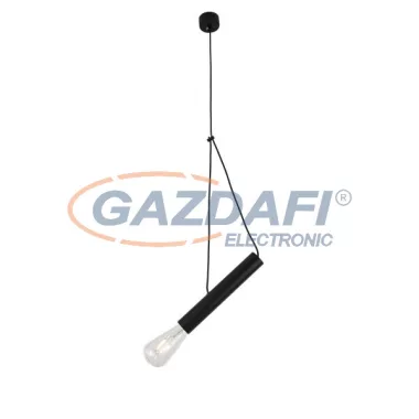 OPTONICA 9084 függeszték E27 alumínium fekete 4X40CM