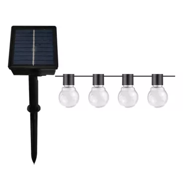 OPTONICA 9095 SOLAR STRING LIGHT 7M+2M(POWER CABLE) 2800K 4.5V CLEAR