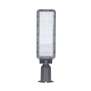 OPTONICA 9243 LED STREET LIGHT 50W LUMILEDS-CHIP 180-265V 120LM/W IP65 75x130° 3000K GREY BODY