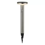   OPTONICA 9335 napelemes kerti lámpa mozgásérzékelős leszúrható szálcsiszolt alumínium 4.4W 600lm/60lm IP44 3.7V