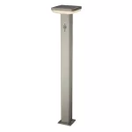   OPTONICA 9339 napelemes kerti lámpa mozgásérzékelős szálcsiszolt alumínium 4.4W 600lm/60lm IP44 3.7V