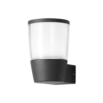   OPTONICA 9343 WALL LIGHT 1*7W 490LM 3000K 220-240V/50-60Hz IP54 - DARK GREY