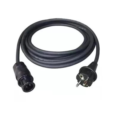 OPTONICA 9432 AC CABLE 5M LENGTH H07RN-F 3G*1.5MM2 WITH BC01 MALE CONNECTOR AND SCHUKO PLUG OPTONICA 9432 AC CABLE 5M LENGTH H07RN-F 3G*1.5MM2 WITH BC01 MALE CONNECTOR AND SCHUKO PLUG