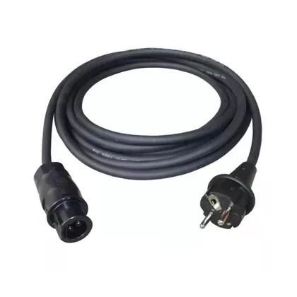   OPTONICA 9432 AC CABLE 5M LENGTH H07RN-F 3G*1.5MM2 WITH BC01 MALE CONNECTOR AND SCHUKO PLUG