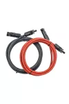 OPTONICA 9433 PV CABLE 1.5M 4MM2 WITH MC4 CONNECTOR - RED + BLACK