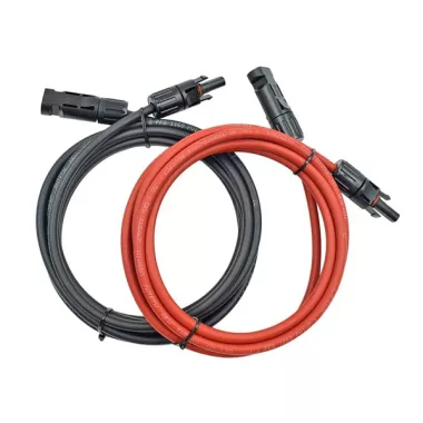 OPTONICA 9433 PV CABLE 1.5M 4MM2 WITH MC4 CONNECTOR - RED + BLACK