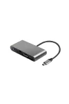 OPTONICA 9522 4 in 1 Type-C hub (1*HDMI 4K30Hz+1*USB3.0+1*LAN+1*PD) - ALUMINIUM OPTONICA 9522 4 in 1 Type-C hub (1*HDMI 4K30Hz+1*USB3.0+1*LAN+1*PD) - ALUMINIUM