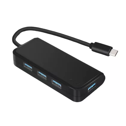   OPTONICA 9526 USB 3.0 Type-C to 4*USB3.0 HUB - ABS Cable length:15CM