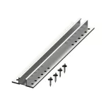   OPTONICA 9620 RAIL+RUBBER PAD+SCREWS W70*H22*L380mm - ALUMINIUM