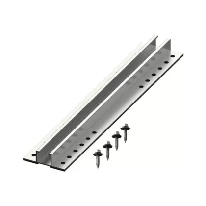   OPTONICA 9620 RAIL+RUBBER PAD+SCREWS W70*H22*L380mm - ALUMINIUM