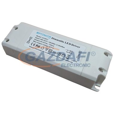 OPTONICA AC6013 dimmelhető tápegység LED panelekhez 48W 710mA 45-63Vdc 180-265V 140x45x30mm IP20