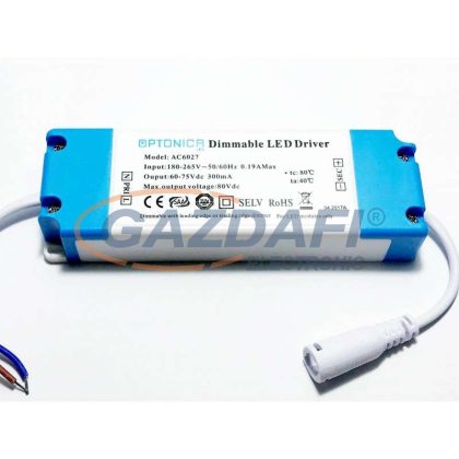   OPTONICA AC6025 LED panel DRIVER dimmelhető 220V 5-9*1W 300MA
