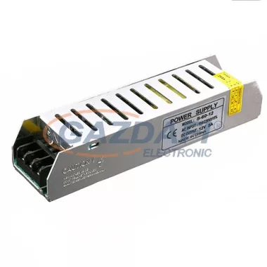 OPTONICA AC6133 LED szalag tápegység 150W DC 12V 12.5A IP20 207x63x43mm