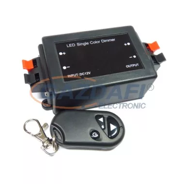 OPTONICA AC6302 LED szalag dimmer,távirányítóval 8A 96W 12-24V IP20 80x55x30mm