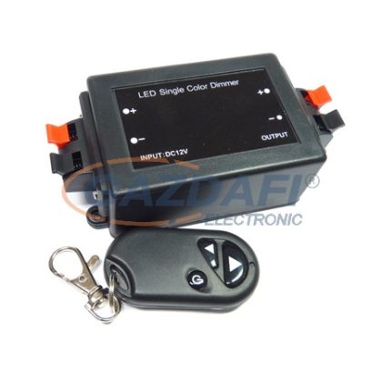   OPTONICA AC6302 LED szalag dimmer,távirányítóval 8A 96W 12-24V IP20 80x55x30mm