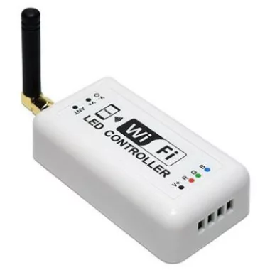 OPTONICA AC6310 LED WIFI vezérlő egyszínű szalaghoz RGB 90-288W 7.5-24V 12A IP20 85x45x15mm