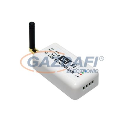   OPTONICA AC6311 LED WIFI vezérlő egyszínű szalaghoz 90-288W 7.5-24V 12A IP20 85x45x15mm