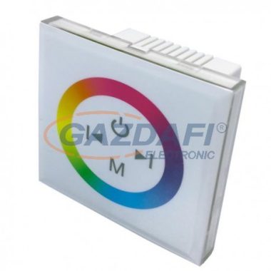 OPTONICA AC6319 RGB LED fali vezérlő 144-288W 12-24V IP20 85x85x40mm