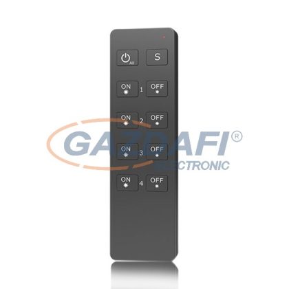   OPTONICA AC6341 négy zónás LED szalag dimmer távirányító 135x40x11mm IP20