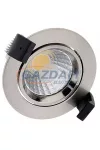 OPTONICA CB3203 süllyesztett LED spot lámpa,billenthető,matt króm 8W 185-265V 640lm 6000K 60° 95x55mm IP20 A+ 25000h