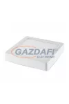 OPTONICA DL2237 falon kívüli LED panel,szögletes 6W 220-240V 480lm 6000K 150° 120x120x35mm IP20 A+ 25000h